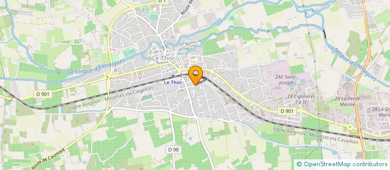 localisation de l'entreprise JCS 13  LE THOR