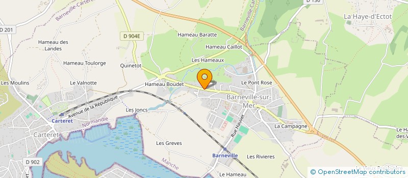 localisation de l'entreprise JCS à BARNEVILLE-CARTERET