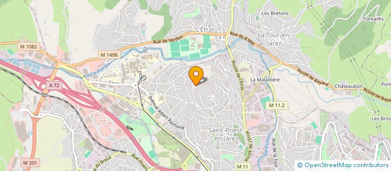 localisation de l'entreprise JCS  SAINT-PRIEST-EN-JAREZ