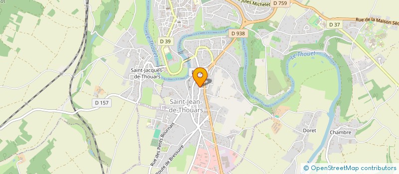 localisation de l'entreprise JCS à SAINT-JEAN-DE-THOUARS