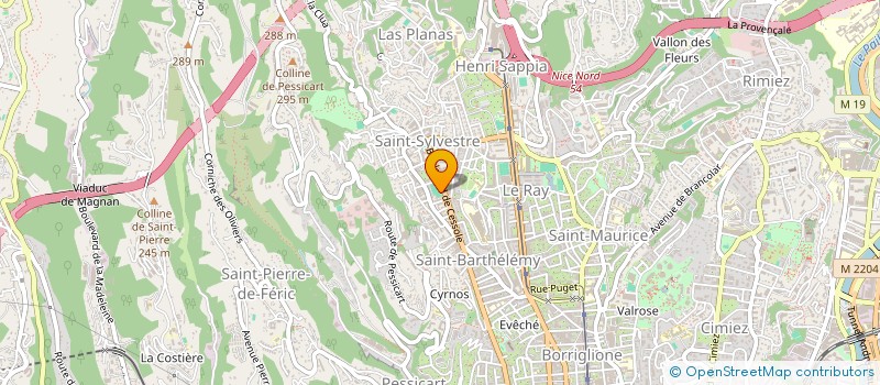 localisation de l'entreprise JCS  NICE