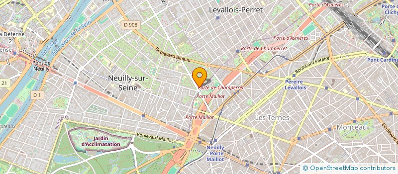localisation de l'entreprise JCS à NEUILLY-SUR-SEINE