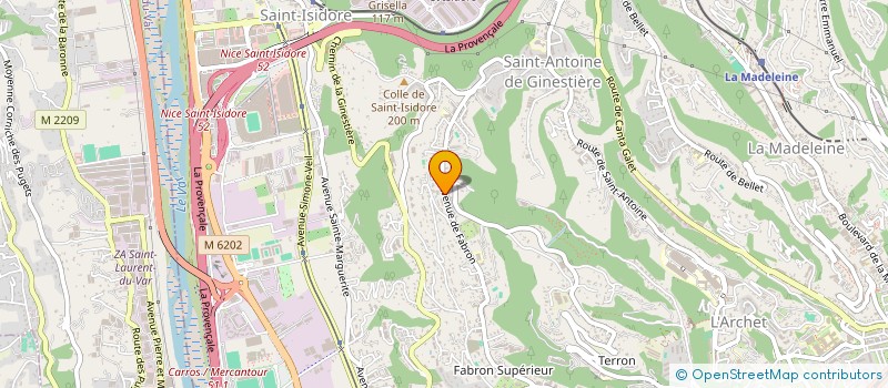 localisation de l'entreprise JCS à NICE