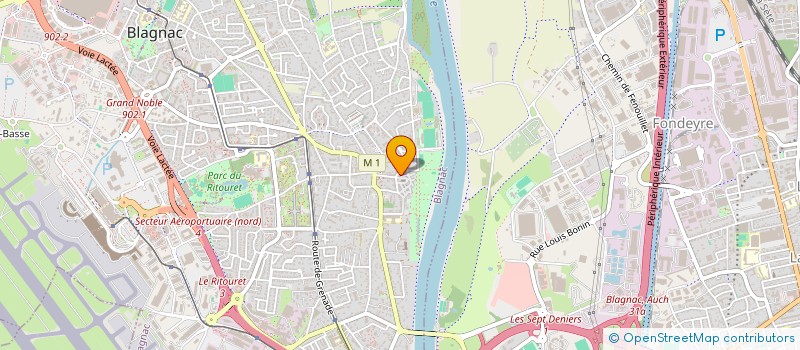 localisation de l'entreprise JCS  BLAGNAC