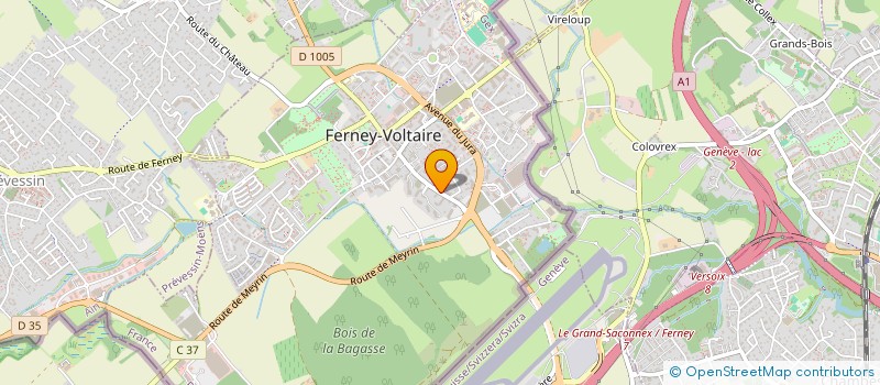 localisation de l'entreprise JCS à FERNEY-VOLTAIRE