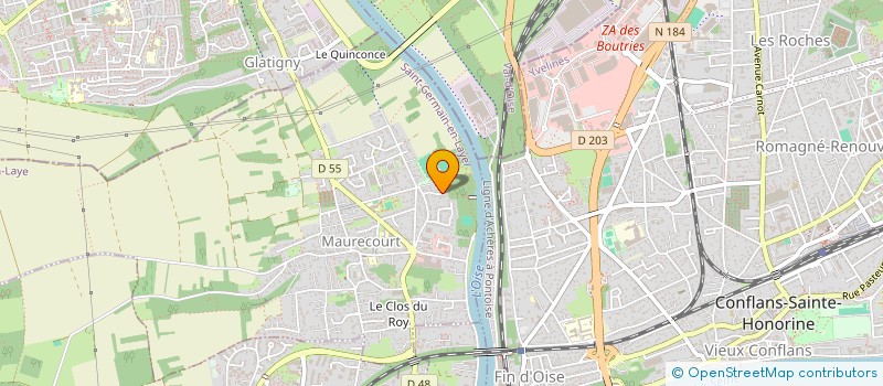 localisation de l'entreprise JCS-BEL AIR  MAURECOURT