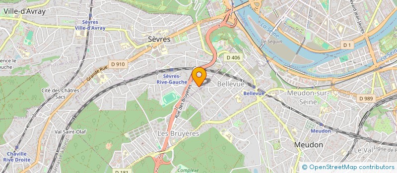 localisation de l'entreprise JCS CONSULTANTS S.A.S.U. à SEVRES