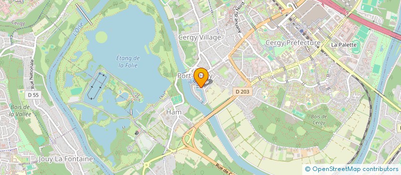 localisation de l'entreprise JCS CONSULTING à CERGY