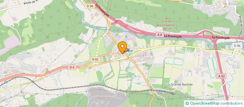 localisation de l'entreprise JCS FUVEAU  FUVEAU