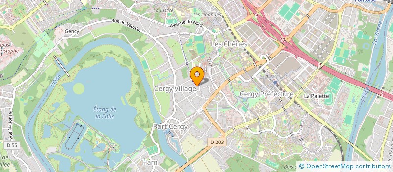 localisation de l'entreprise JCS HOLDING à CERGY