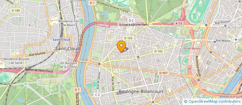 localisation de l'entreprise JCS IMMO à BOULOGNE-BILLANCOURT