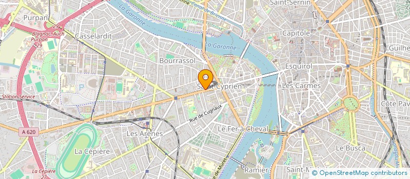 localisation de l'entreprise JCS RIVE GAUCHE à TOULOUSE