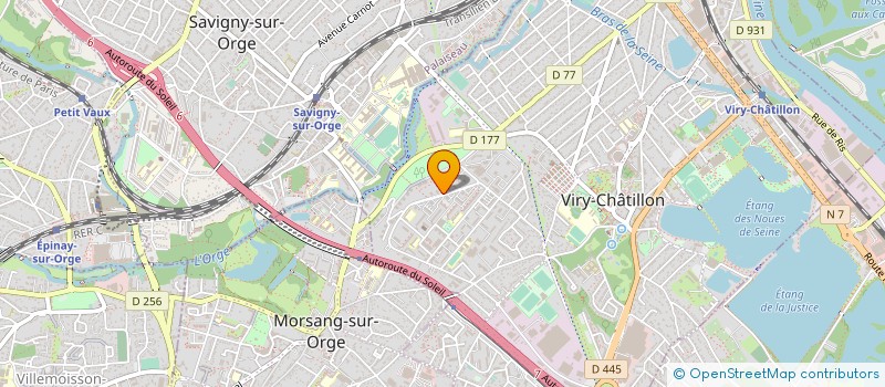 localisation de l'entreprise JCS SERVICES à VIRY CHATILLON