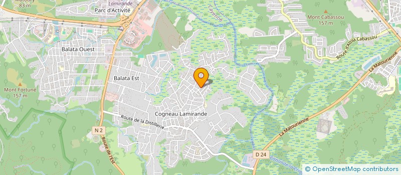 localisation de l'entreprise JCS TP  MATOURY
