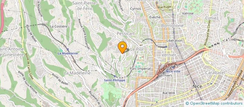 localisation de l'entreprise JCS TRANSPORTS à NICE