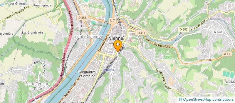 localisation de l'entreprise JCS VIENNE  VIENNE