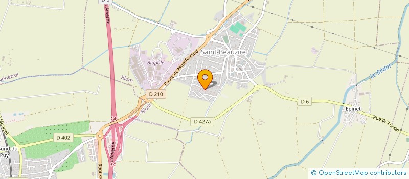 localisation de l'entreprise JCSASLS  SAINT-BEAUZIRE