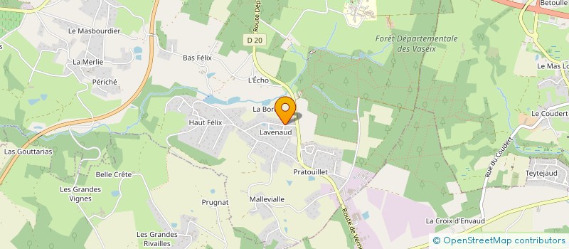 localisation de l'entreprise JCSB IMMOBILIER  VERNEUIL-SUR-VIENNE