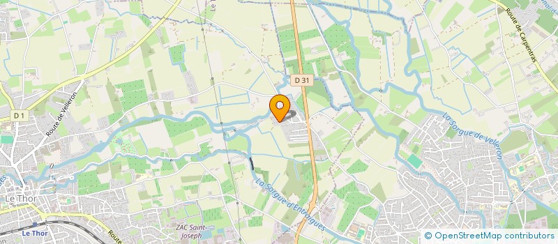 localisation de l'entreprise JCT  LE THOR