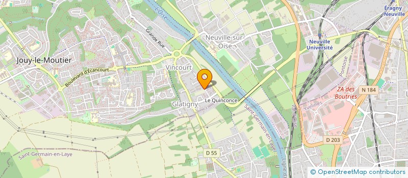localisation de l'entreprise JCT à JOUY-LE-MOUTIER