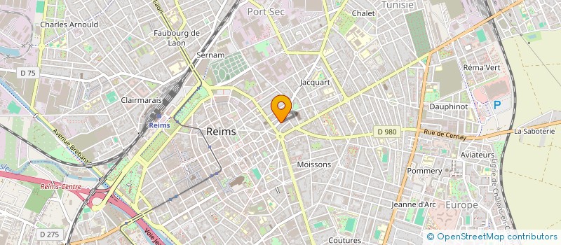 localisation de l'entreprise JCT  REIMS