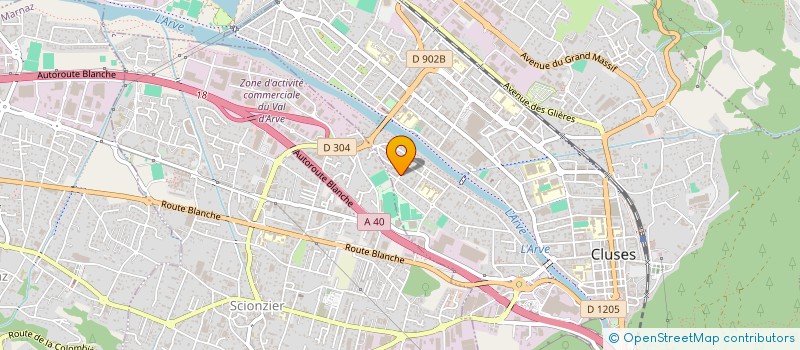 localisation de l'entreprise JCT CONSEILS à CLUSES