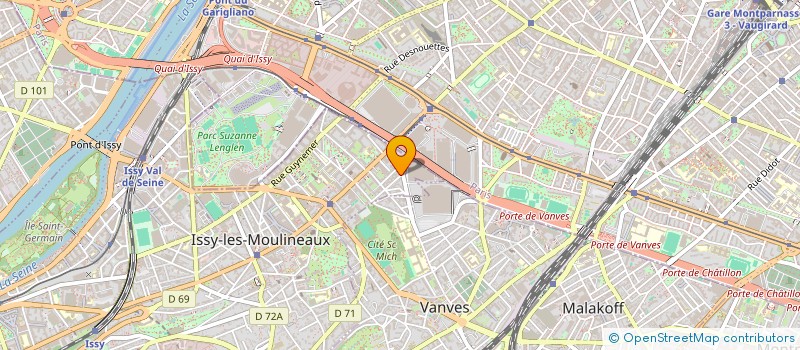 localisation de l'entreprise JCT CONSULT à ISSY-LES-MOULINEAUX