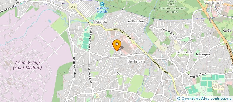 localisation de l'entreprise JCT CUISINES CREATION à SAINT-MEDARD-EN-JALLES