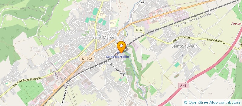 localisation de l'entreprise JCTAD  SAINT-MARCELLIN