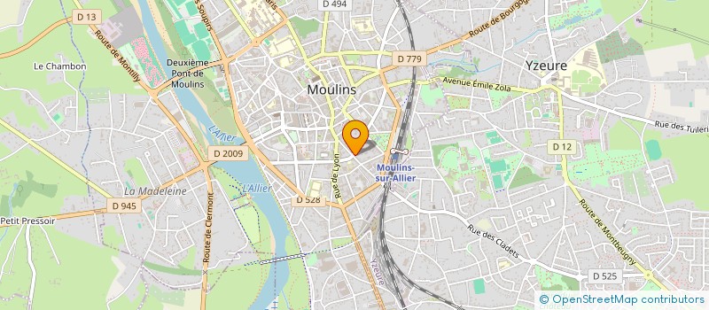 localisation de l'entreprise JCTB à MOULINS