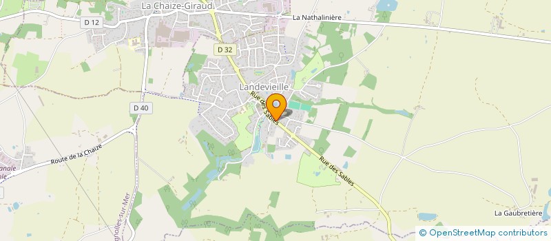 localisation de l'entreprise JCTECH85 à LANDEVIEILLE