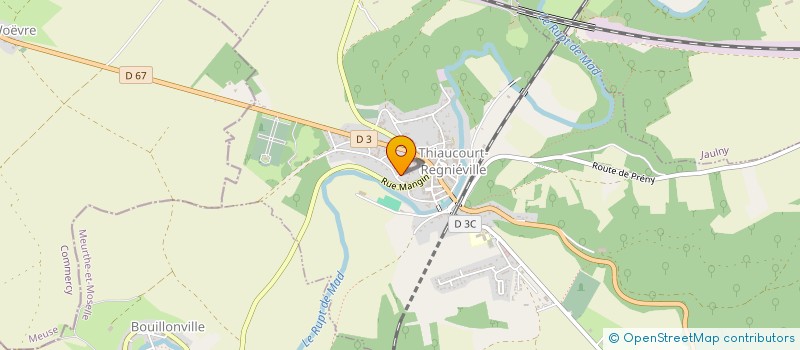 localisation de l'entreprise JCTM  THIAUCOURT-REGNIEVILLE