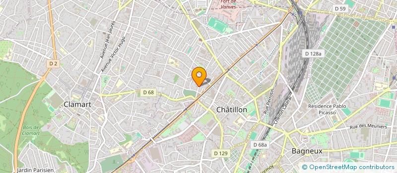 localisation de l'entreprise JCTM  CHATILLON