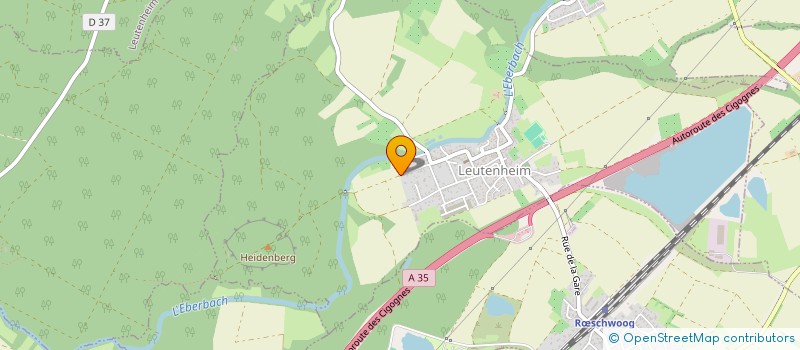 localisation de l'entreprise JCV  LEUTENHEIM