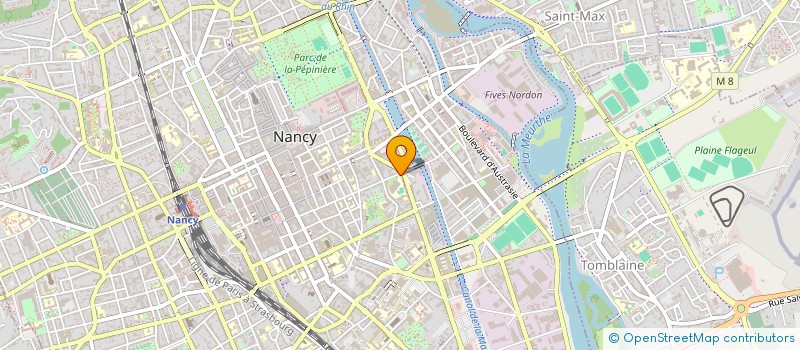 localisation de l'entreprise JCV  NANCY