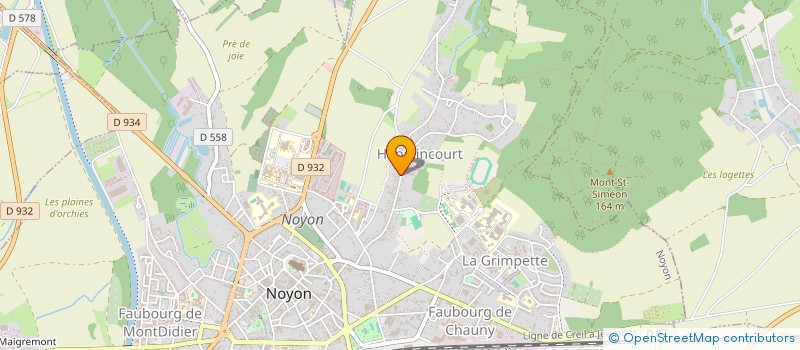 localisation de l'entreprise JCV  NOYON