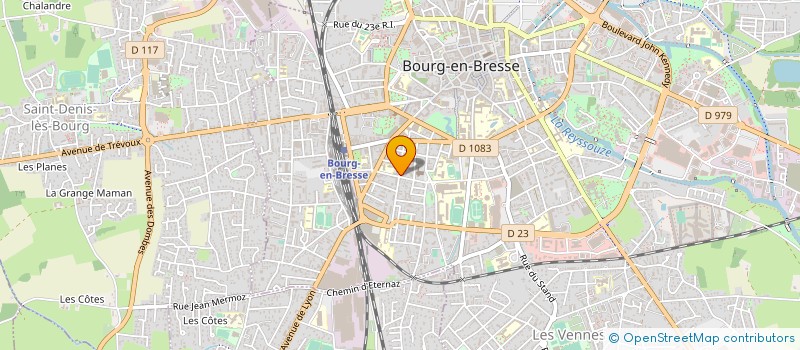 localisation de l'entreprise JCV AGRI  BOURG-EN-BRESSE