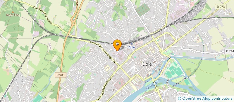 localisation de l'entreprise JCV EQUIPEMENTS à DOLE