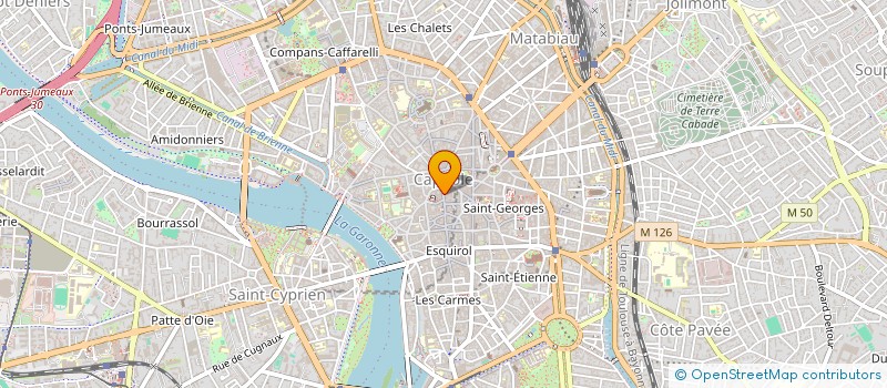 localisation de l'entreprise JCV FINANCE  TOULOUSE