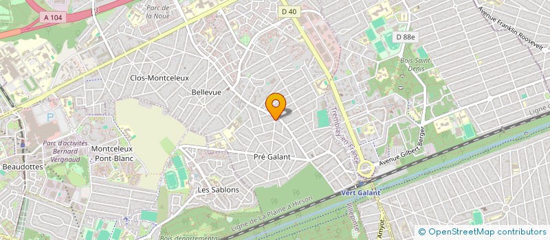 localisation de l'entreprise JCV IMMO à VILLEPINTE