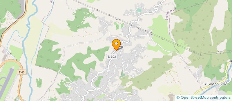 localisation de l'entreprise JCV INFORMATIQUE  BASTELICACCIA