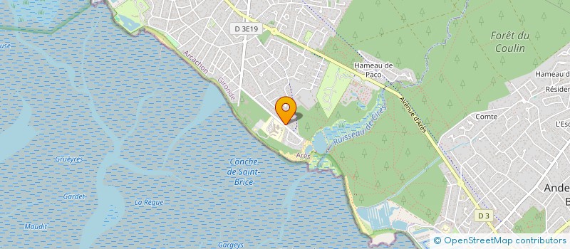 localisation de l'entreprise JCVD2  ARES