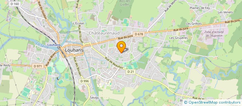 localisation de l'entreprise JCVE DISTRIBUTION à LOUHANS