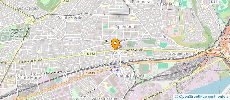 localisation de l'entreprise JCVH à LE HAVRE