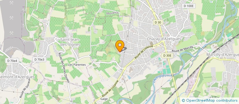 localisation de l'entreprise JCVI à CHAZAY-D'AZERGUES