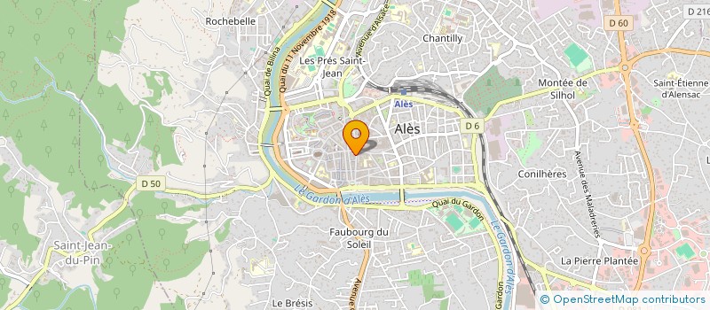 localisation de l'entreprise JCVS DISTRIBUTION à ALES