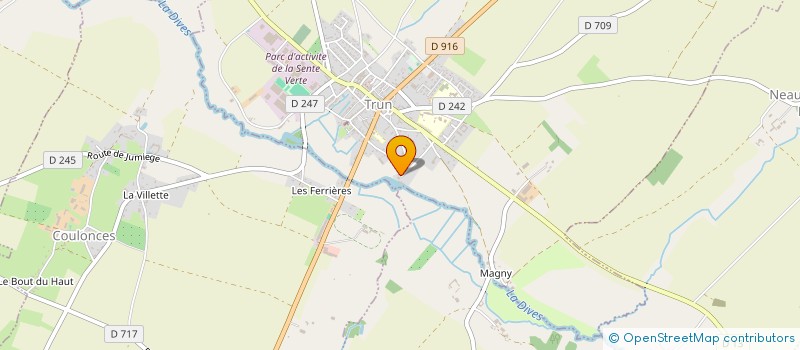 localisation de l'entreprise JCW DES ROUSSELETTES à TRUN