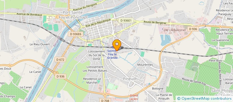 localisation de l'entreprise JCX  PINEUILH