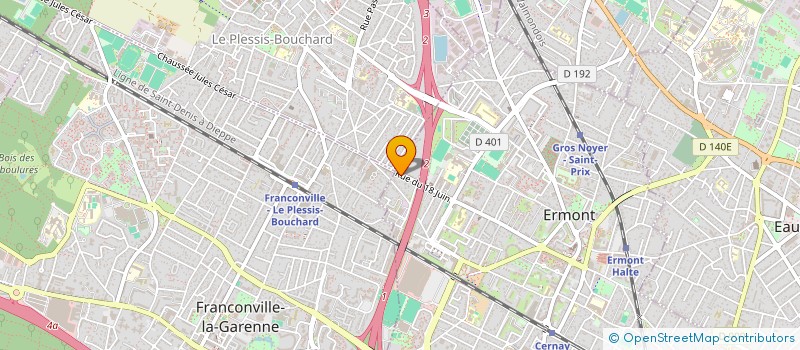 localisation de l'entreprise JCZ CONSULTING  ERMONT