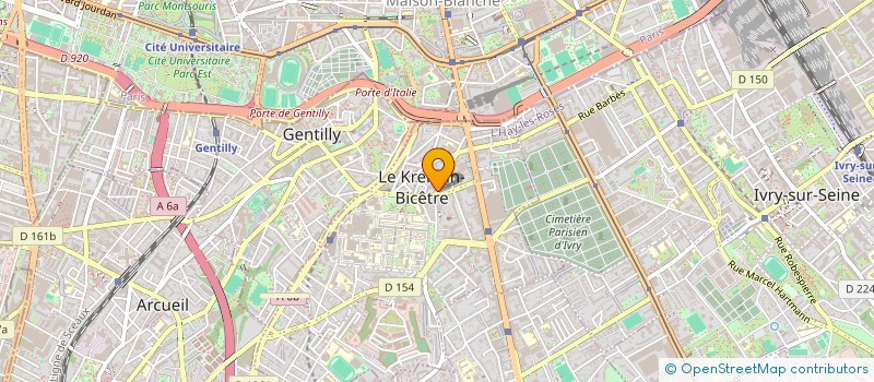 localisation de l'entreprise JD 2013  LE KREMLIN-BICETRE